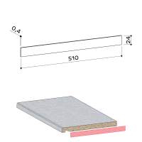 Laminatstreifen compact 24/510